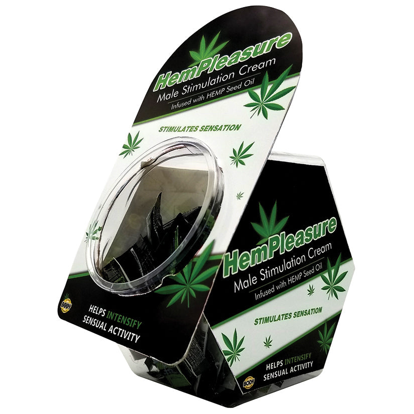 HemPleasure for Men Stimulation Cream Foil Display of 50.