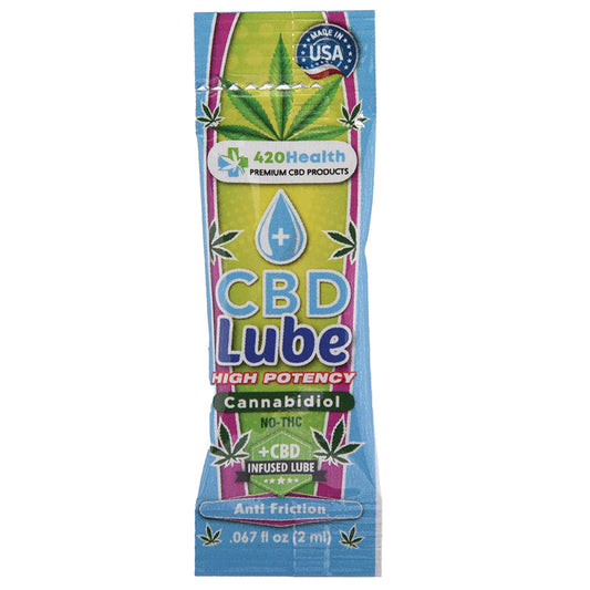 420 Health CBD Lube Foil.