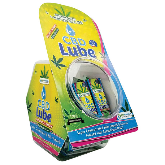 420 Health CBD Lube Foil Display 50pcs.