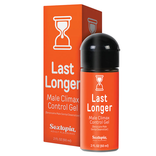 Sextopia Last Longer Male Climax Control Gel 2oz.