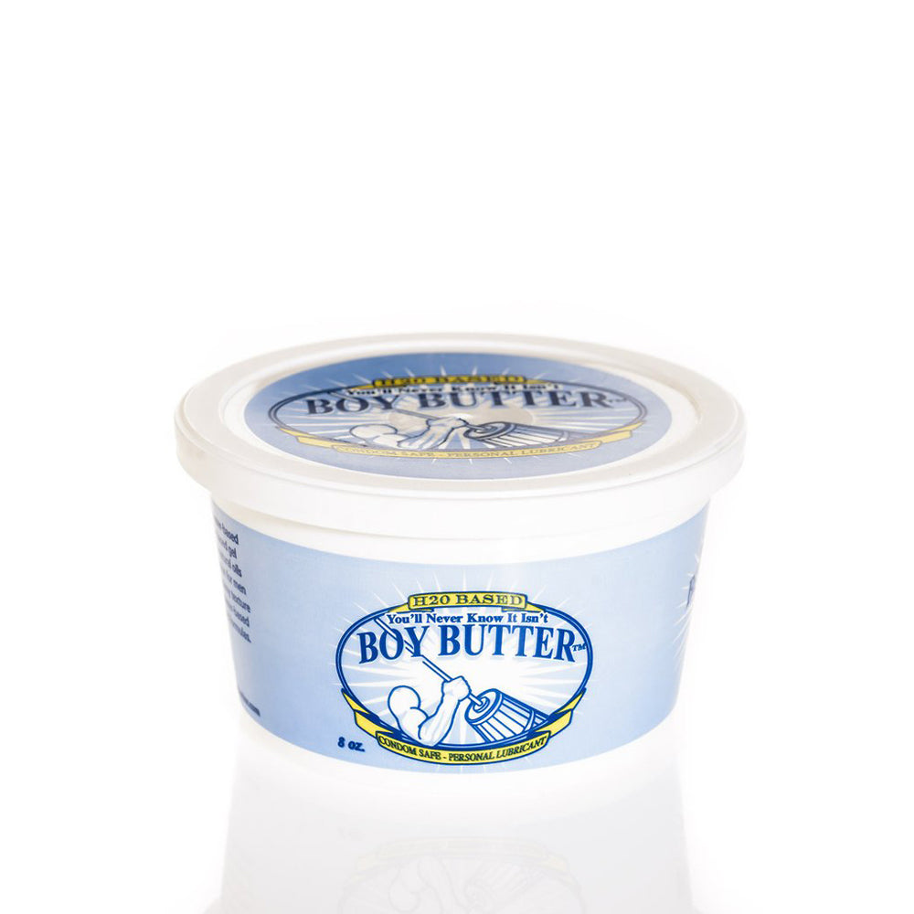 Boy Butter H2O Tub 8oz – Rechargeable, Discreet, Intimate Wellness Accessory – Quiet, Rechargeable, Waterproof, Couples & Solo Use, Discreet Intimate Wellness Accessory