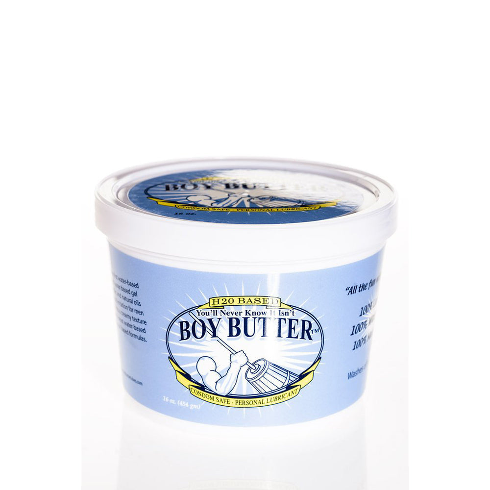 Boy Butter H20 Tub 16oz – Rechargeable, Discreet, Intimate Wellness Accessory – Quiet, Rechargeable, Waterproof, Couples & Solo Use, Discreet Intimate Wellness Accessory