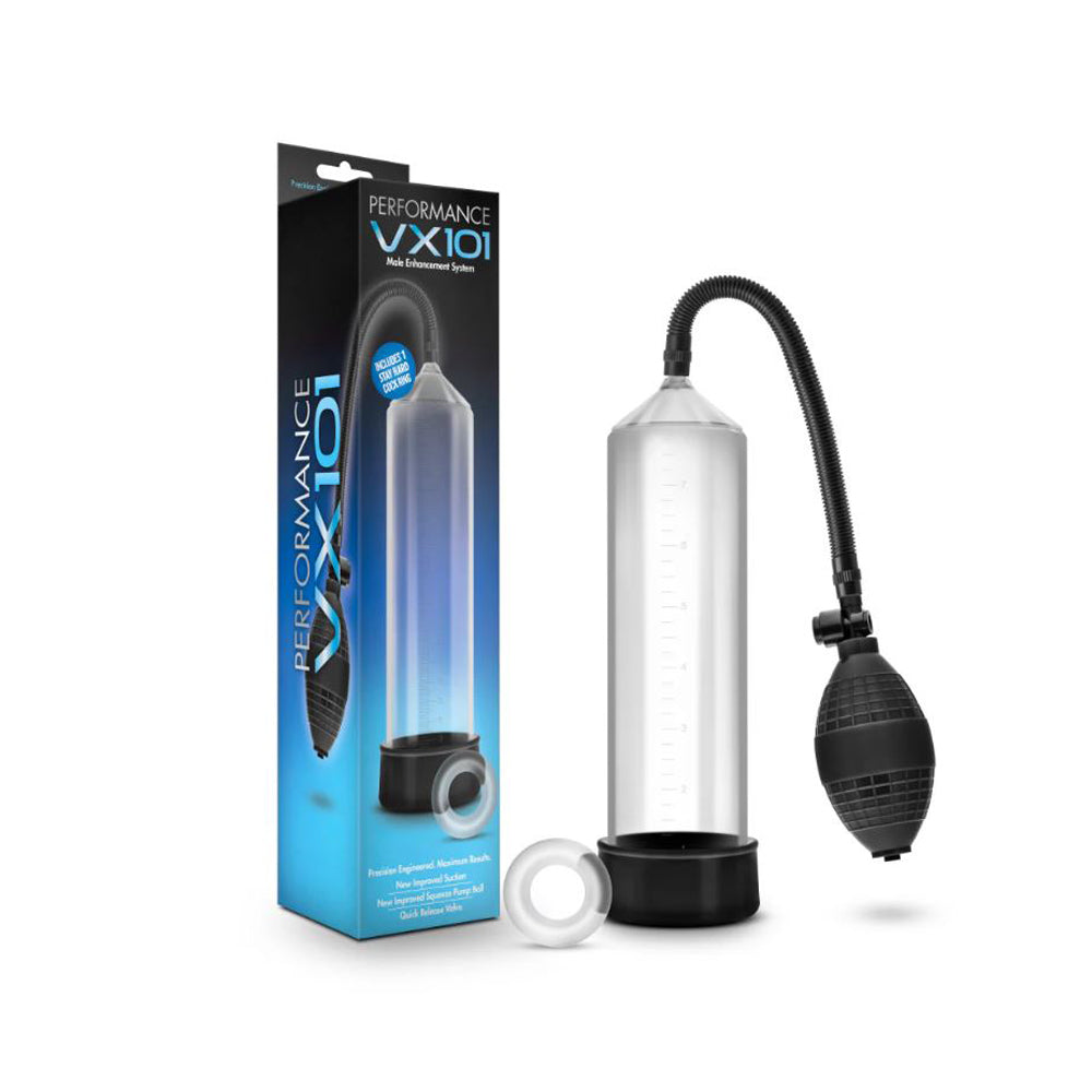 Performance  VX101 Male Enhancement Pump – Rechargeable, Discreet, Intimate Wellness Accessory – Quiet, Rechargeable, Waterproof, Couples & Solo Use, Discreet Intimate Wellness Accessory