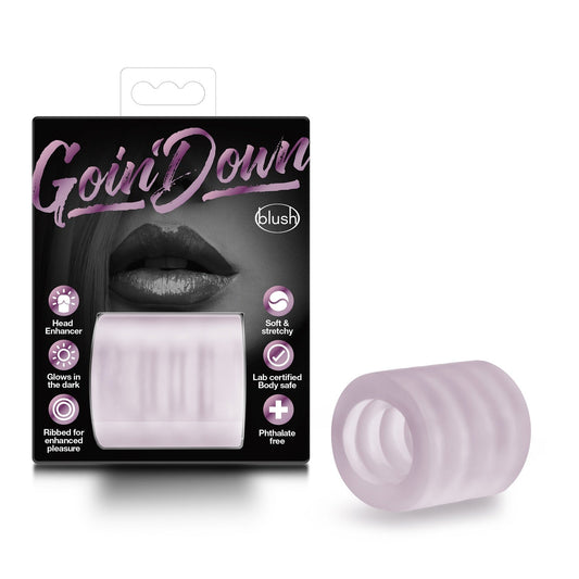 Goin' Down BJ Stroker - Pink – Rechargeable, Discreet, Intimate Wellness Accessory – Quiet, Rechargeable, Waterproof, Couples & Solo Use, Discreet Intimate Wellness Accessory