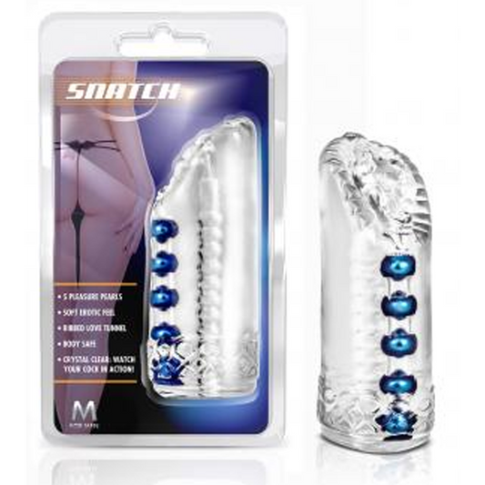Snatch- M for Men - Clear – Rechargeable, Discreet, Intimate Wellness Accessory – Quiet, Rechargeable, Waterproof, Couples & Solo Use, Discreet Intimate Wellness Accessory
