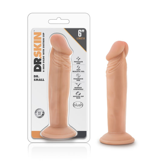 Dr Skin 6" personal massager Dr. Small - Vanilla – Rechargeable, Discreet, Intimate Wellness Accessory – Quiet, Rechargeable, Waterproof, Couples & Solo Use, Discreet Intimate Wellness Accessory