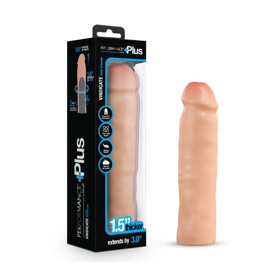 Performance 3" Silicone male Xtender – Rechargeable, Discreet, Intimate Wellness Accessory – Quiet, Rechargeable, Waterproof, Couples & Solo Use, Discreet Intimate Wellness Accessory