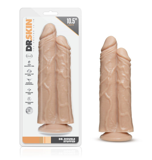 Dr Skin DoubleTrouble Dble Shaft personal massager – Rechargeable, Discreet, Intimate Wellness Accessory – Quiet, Rechargeable, Waterproof, Couples & Solo Use, Discreet Intimate Wellness Accessory
