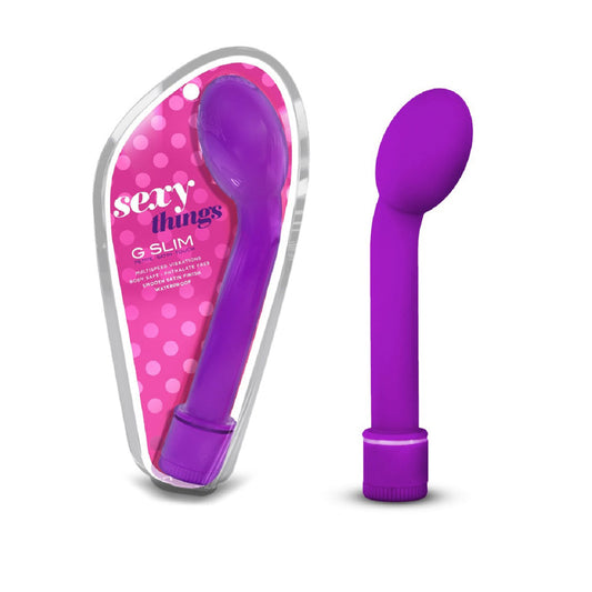 Sexy Things G Slim Petite - Purple – Rechargeable, Discreet, Intimate Wellness Accessory – Quiet, Rechargeable, Waterproof, Couples & Solo Use, Discreet Intimate Wellness Accessory