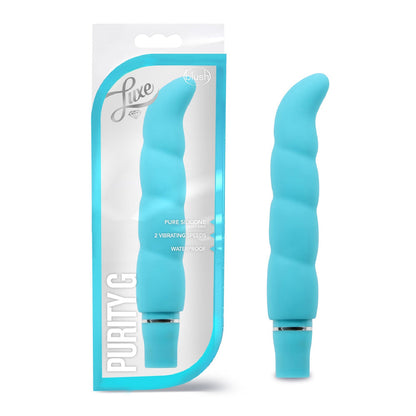 Luxe Purity G - Aqua – Rechargeable, Discreet, Intimate Wellness Accessory – Quiet, Rechargeable, Waterproof, Couples & Solo Use, Discreet Intimate Wellness Accessory