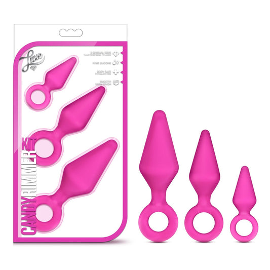 Luxe Candy  Rimmer Kit - Fuchsia – Rechargeable, Discreet, Intimate Wellness Accessory – Quiet, Rechargeable, Waterproof, Couples & Solo Use, Discreet Intimate Wellness Accessory