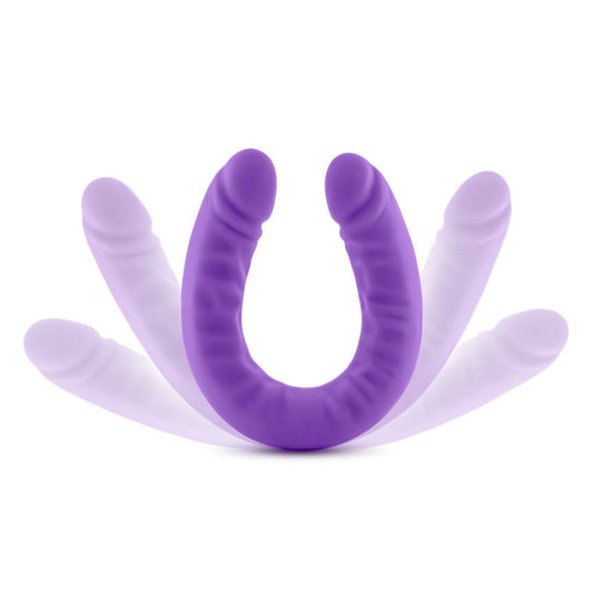 RUSE 18" Silicone Slim Double Dong – Rechargeable, Discreet, Intimate Wellness Accessory – Quiet, Rechargeable, Waterproof, Couples & Solo Use, Discreet Intimate Wellness Accessory