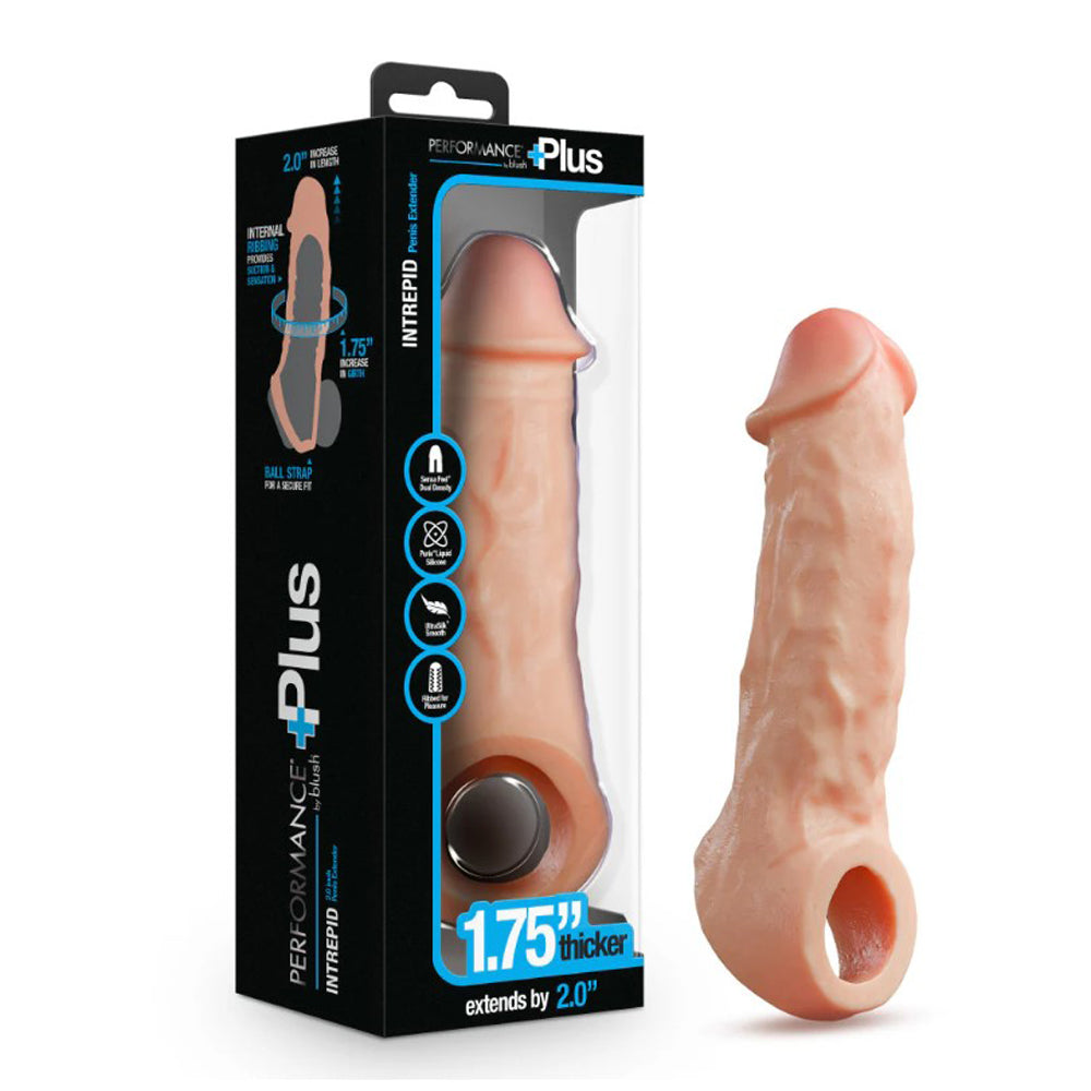 Performance 2" Silicone Thicker Xtender – Rechargeable, Discreet, Intimate Wellness Accessory – Quiet, Rechargeable, Waterproof, Couples & Solo Use, Discreet Intimate Wellness Accessory