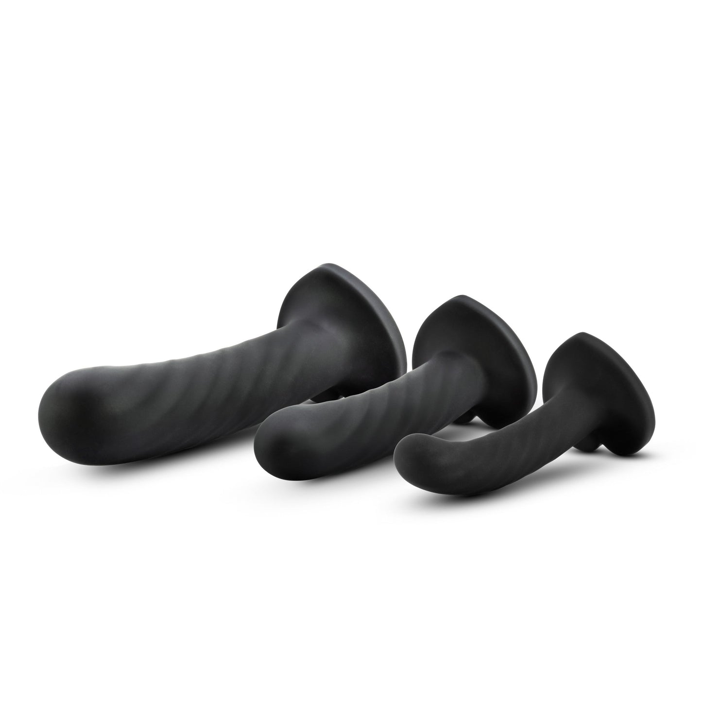 Temptasia Twist Kit - Set of Three - Blk – Rechargeable, Discreet, Intimate Wellness Accessory – Quiet, Rechargeable, Waterproof, Couples & Solo Use, Discreet Intimate Wellness Accessory