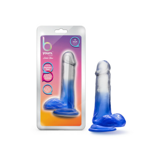 B Yours Stella Blue - 7" personal massager - Blue – Rechargeable, Discreet, Intimate Wellness Accessory – Quiet, Rechargeable, Waterproof, Couples & Solo Use, Discreet Intimate Wellness Accessory