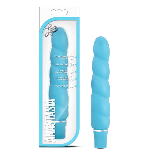 Luxe Anastasia - Aqua – Rechargeable, Discreet, Intimate Wellness Accessory – Quiet, Rechargeable, Waterproof, Couples & Solo Use, Discreet Intimate Wellness Accessory