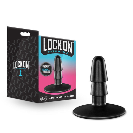 Lock On - Adapter with Suction Cup * – Rechargeable, Discreet, Intimate Wellness Accessory – Quiet, Rechargeable, Waterproof, Couples & Solo Use, Discreet Intimate Wellness Accessory
