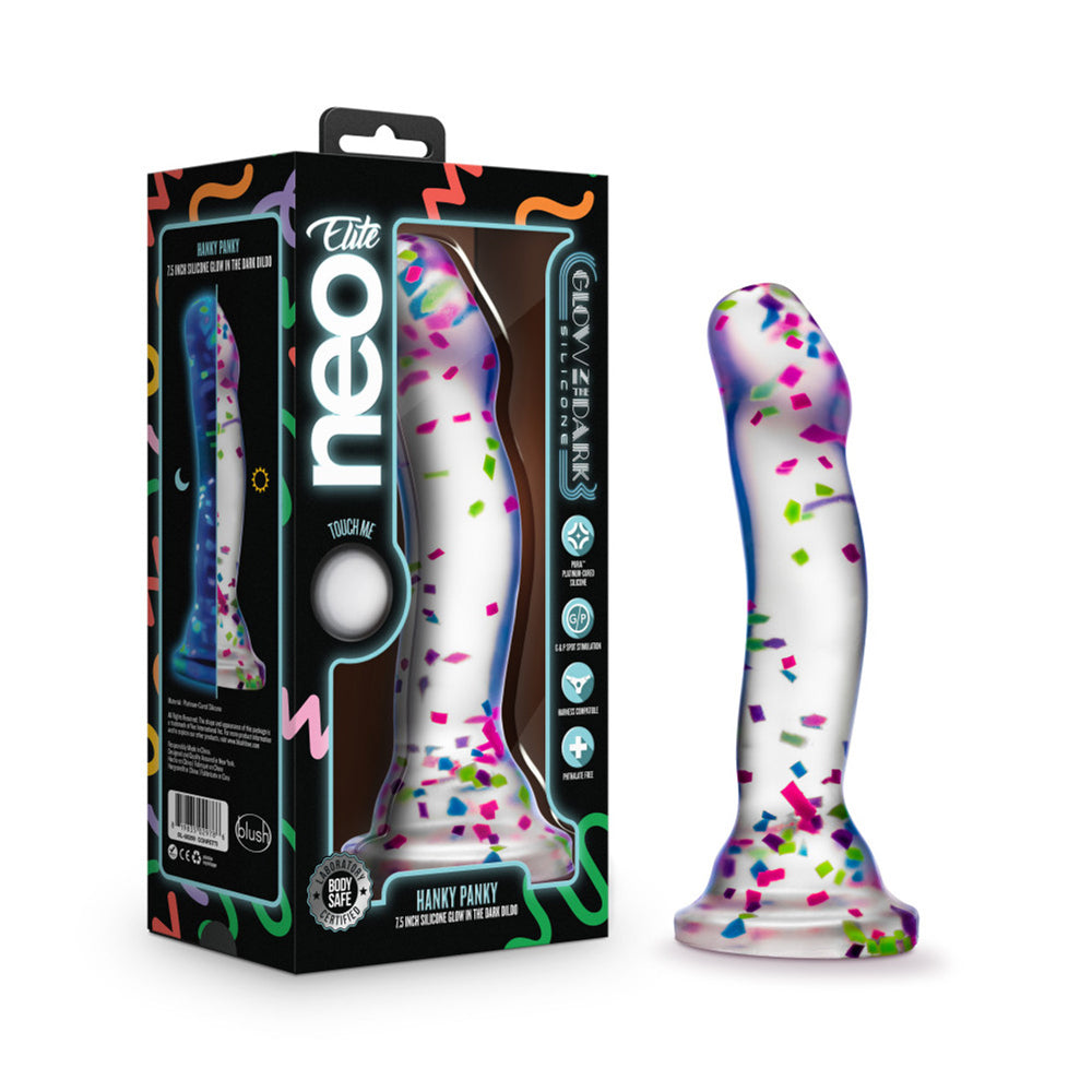 Neo Elite Hanky Panky Confetti Glow – Rechargeable, Discreet, Intimate Wellness Accessory – Quiet, Rechargeable, Waterproof, Couples & Solo Use, Discreet Intimate Wellness Accessory