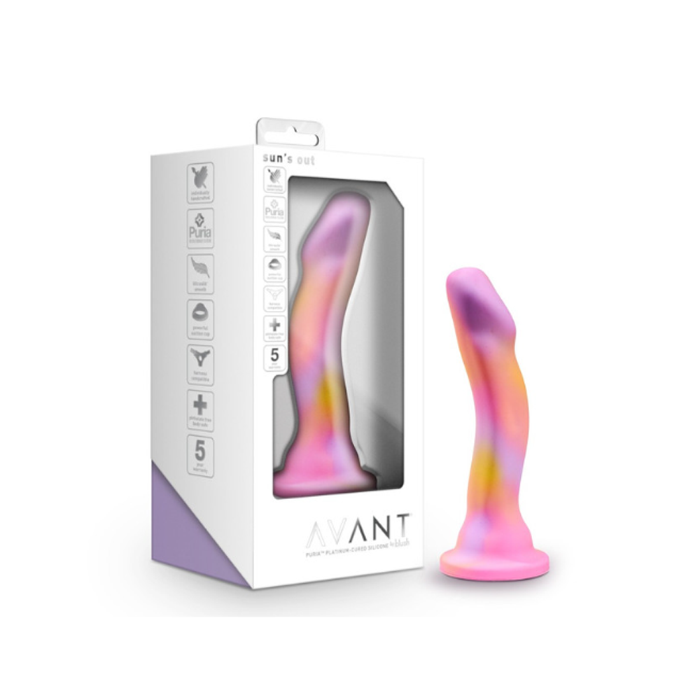 Avant - Sun's Out - Pink – Rechargeable, Discreet, Intimate Wellness Accessory – Quiet, Rechargeable, Waterproof, Couples & Solo Use, Discreet Intimate Wellness Accessory
