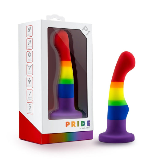 Avant Pride P1 Freedom - Rainbow – Rechargeable, Discreet, Intimate Wellness Accessory – Quiet, Rechargeable, Waterproof, Couples & Solo Use, Discreet Intimate Wellness Accessory