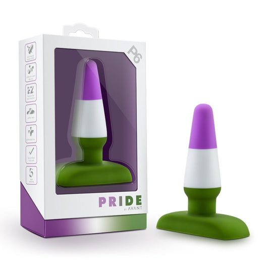Avant Pride P6 Beyond -green/white/pur * – Rechargeable, Discreet, Intimate Wellness Accessory – Quiet, Rechargeable, Waterproof, Couples & Solo Use, Discreet Intimate Wellness Accessory