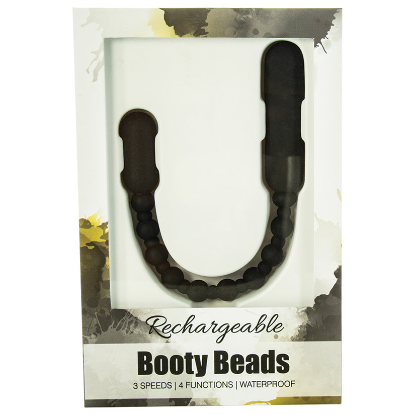 Booty Beads Rechargeable 7 Function-Black.