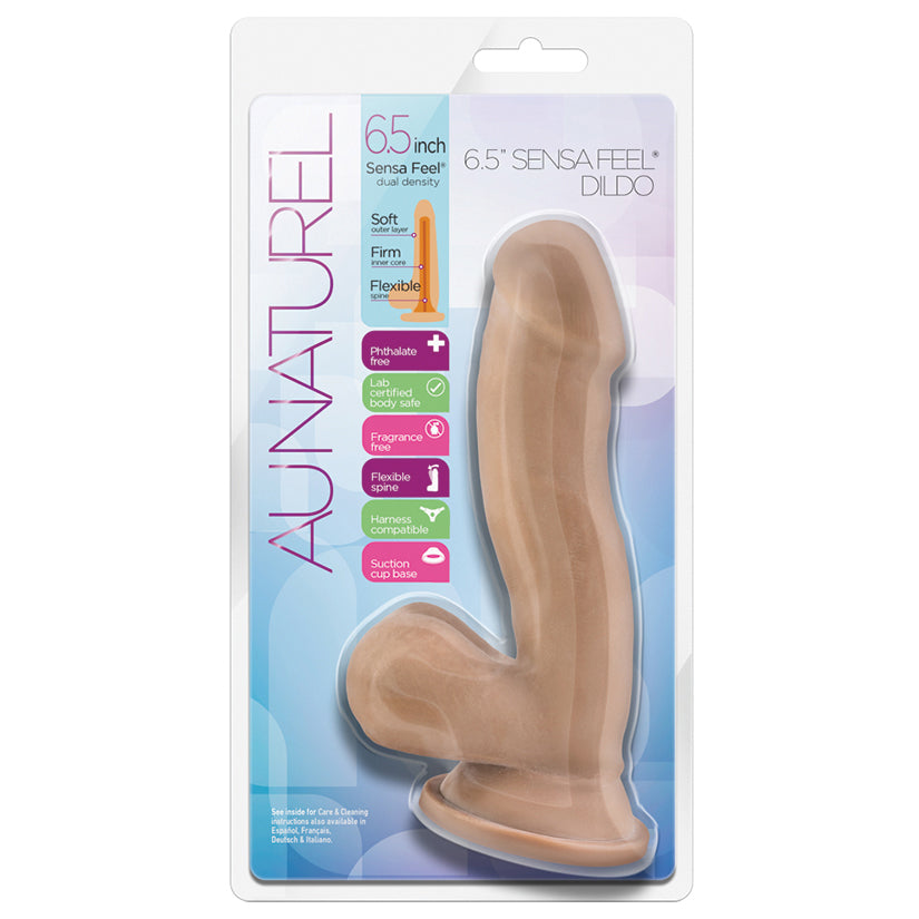 Au Naturel Sensa Feel Dildo-Latin 6.5.