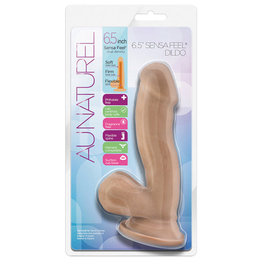 Au Naturel Sensa Feel Dildo-Latin 6.5.