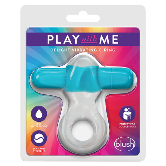 Play with Me Delight Vibrating C-Ring-Blue.