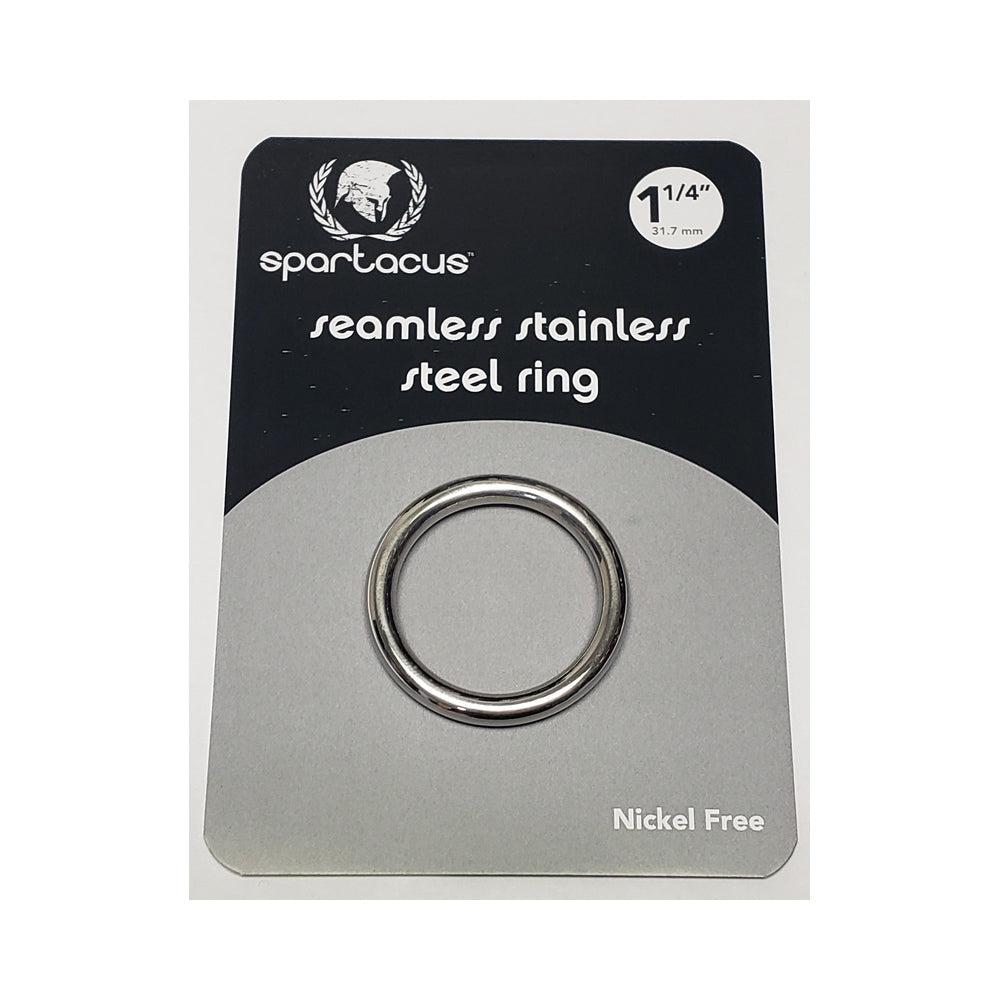 Seamless Stainless Steel Ring 1.25" – Rechargeable, Discreet, Intimate Wellness Accessory – Quiet, Rechargeable, Waterproof, Couples & Solo Use, Discreet Intimate Wellness Accessory