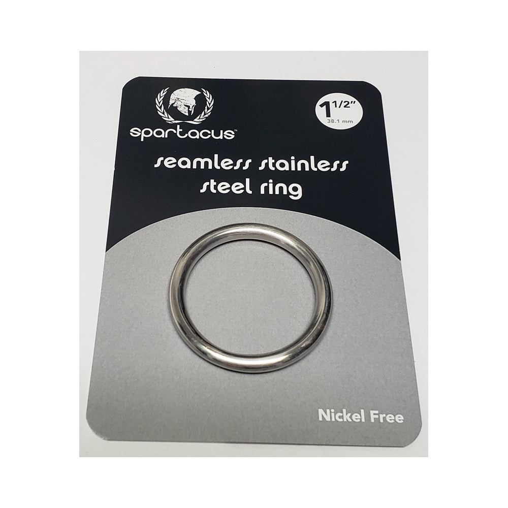 Seamless Stainless Steel Ring 1.5" – Rechargeable, Discreet, Intimate Wellness Accessory – Quiet, Rechargeable, Waterproof, Couples & Solo Use, Discreet Intimate Wellness Accessory