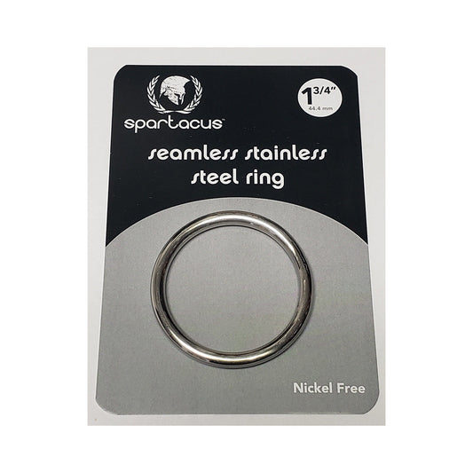 Seamless Stainless Steel Ring 1.75" – Rechargeable, Discreet, Intimate Wellness Accessory – Quiet, Rechargeable, Waterproof, Couples & Solo Use, Discreet Intimate Wellness Accessory