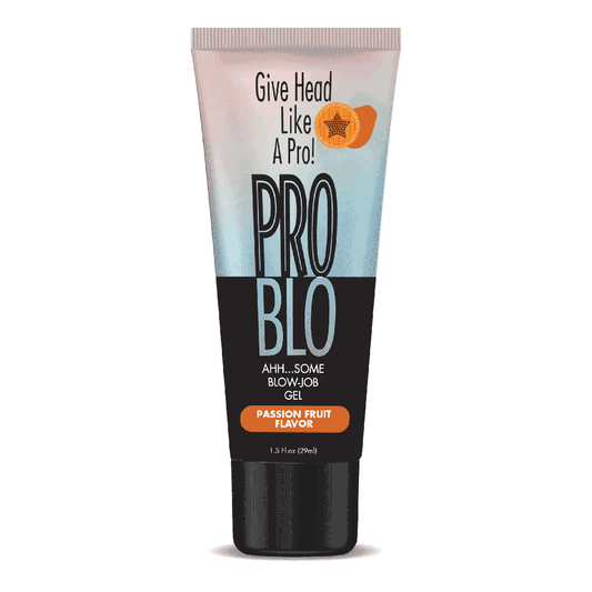 Problo Oral Pleasure Gel - Passion Fruit – Rechargeable, Discreet, Intimate Wellness Accessory – Quiet, Rechargeable, Waterproof, Couples & Solo Use, Discreet Intimate Wellness Accessory