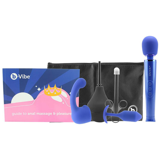 backdoor Massage and Education Set - 10pc – Rechargeable, Discreet, Intimate Wellness Accessory – Quiet, Rechargeable, Waterproof, Couples & Solo Use, Discreet Intimate Wellness Accessory
