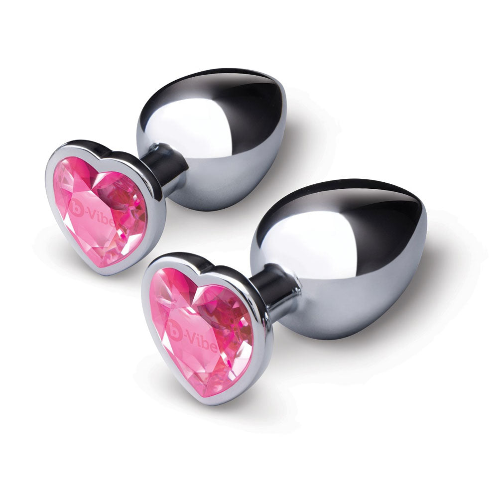 Jewel Heart Metal Training Set – Rechargeable, Discreet, Intimate Wellness Accessory – Quiet, Rechargeable, Waterproof, Couples & Solo Use, Discreet Intimate Wellness Accessory