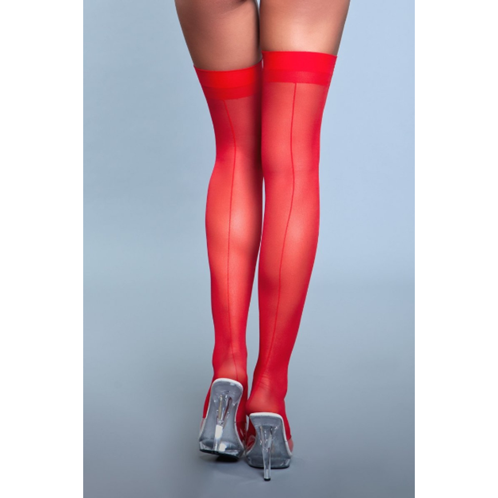 Favorite Day Thigh Highs - Red – Rechargeable, Discreet, Intimate Wellness Accessory – Quiet, Rechargeable, Waterproof, Couples & Solo Use, Discreet Intimate Wellness Accessory