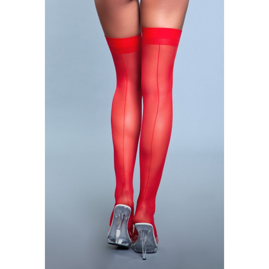Favorite Day Thigh Highs - Red – Rechargeable, Discreet, Intimate Wellness Accessory – Quiet, Rechargeable, Waterproof, Couples & Solo Use, Discreet Intimate Wellness Accessory