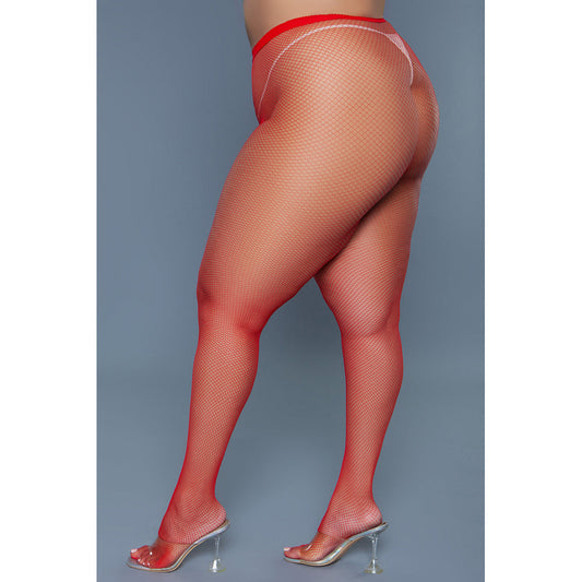 Up All Night Pantyhose - Red - Queen – Rechargeable, Discreet, Intimate Wellness Accessory – Quiet, Rechargeable, Waterproof, Couples & Solo Use, Discreet Intimate Wellness Accessory