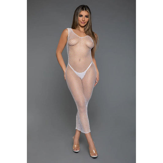 Unleash Me Dress - White – Rechargeable, Discreet, Intimate Wellness Accessory – Quiet, Rechargeable, Waterproof, Couples & Solo Use, Discreet Intimate Wellness Accessory