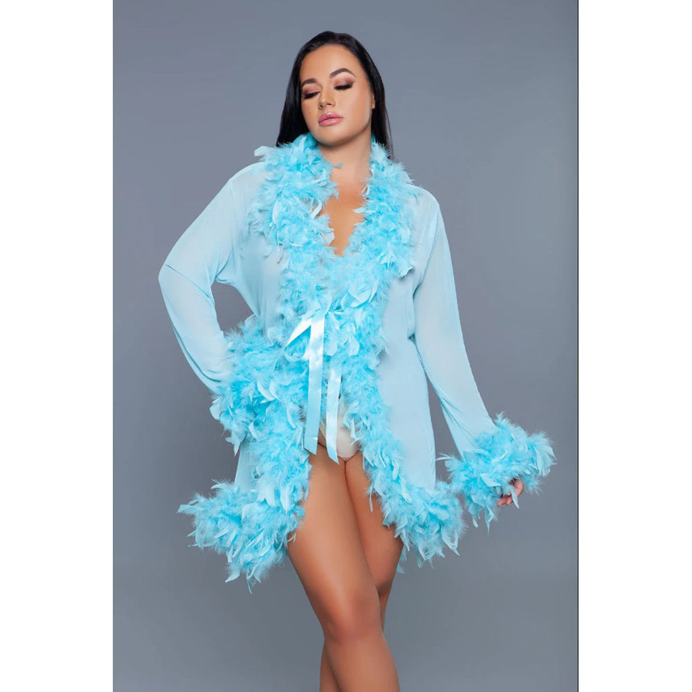 Lux Robe - Turquoise – Rechargeable, Discreet, Intimate Wellness Accessory – Quiet, Rechargeable, Waterproof, Couples & Solo Use, Discreet Intimate Wellness Accessory