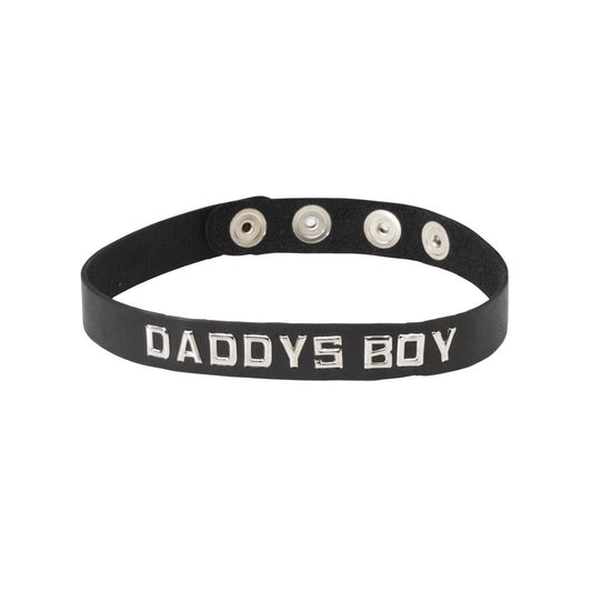 Wordband Collar - DADDYS BOY – Rechargeable, Discreet, Intimate Wellness Accessory – Quiet, Rechargeable, Waterproof, Couples & Solo Use, Discreet Intimate Wellness Accessory