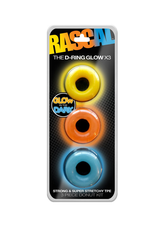 The D-Ring Glow X3 – Rechargeable, Discreet, Intimate Wellness Accessory – Quiet, Rechargeable, Waterproof, Couples & Solo Use, Discreet Intimate Wellness Accessory