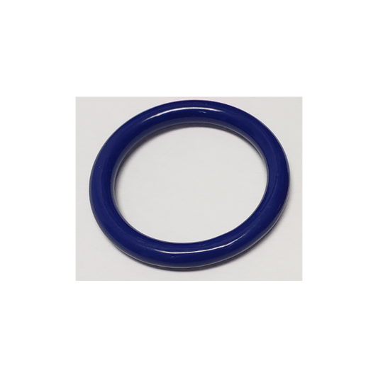 1.5" Seamless Stainless C-Ring - Blue – Rechargeable, Discreet, Intimate Wellness Accessory – Quiet, Rechargeable, Waterproof, Couples & Solo Use, Discreet Intimate Wellness Accessory