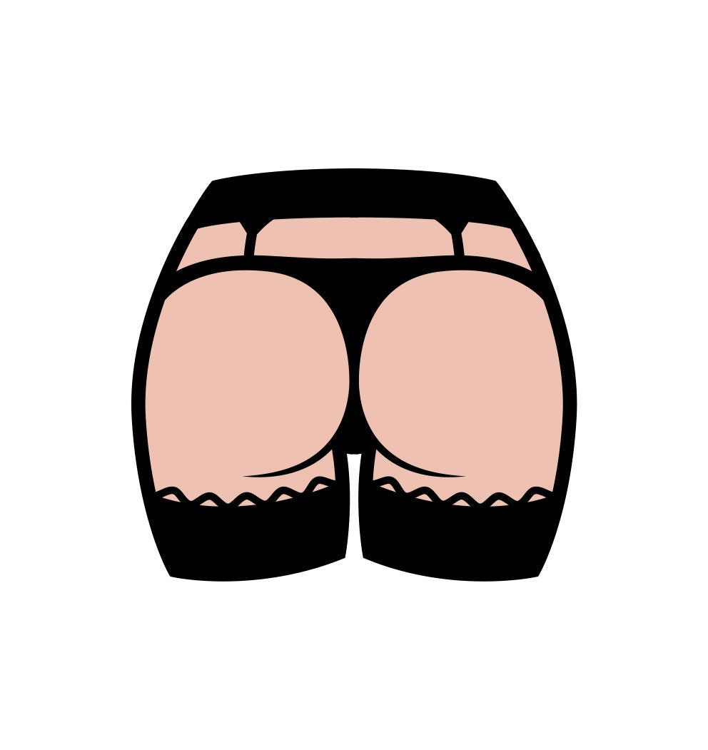 Enamel Pin: Sexy Butt – Rechargeable, Discreet, Intimate Wellness Accessory – Quiet, Rechargeable, Waterproof, Couples & Solo Use, Discreet Intimate Wellness Accessory