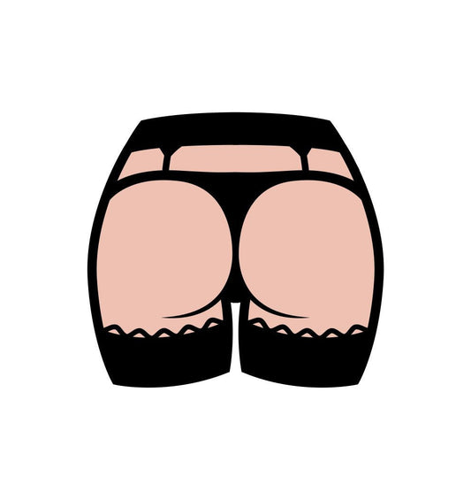 Enamel Pin: Sexy Butt – Rechargeable, Discreet, Intimate Wellness Accessory – Quiet, Rechargeable, Waterproof, Couples & Solo Use, Discreet Intimate Wellness Accessory