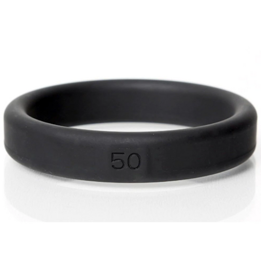 BoneYard Silicone Ring 2"/50mm - Black – Rechargeable, Discreet, Intimate Wellness Accessory – Quiet, Rechargeable, Waterproof, Couples & Solo Use, Discreet Intimate Wellness Accessory