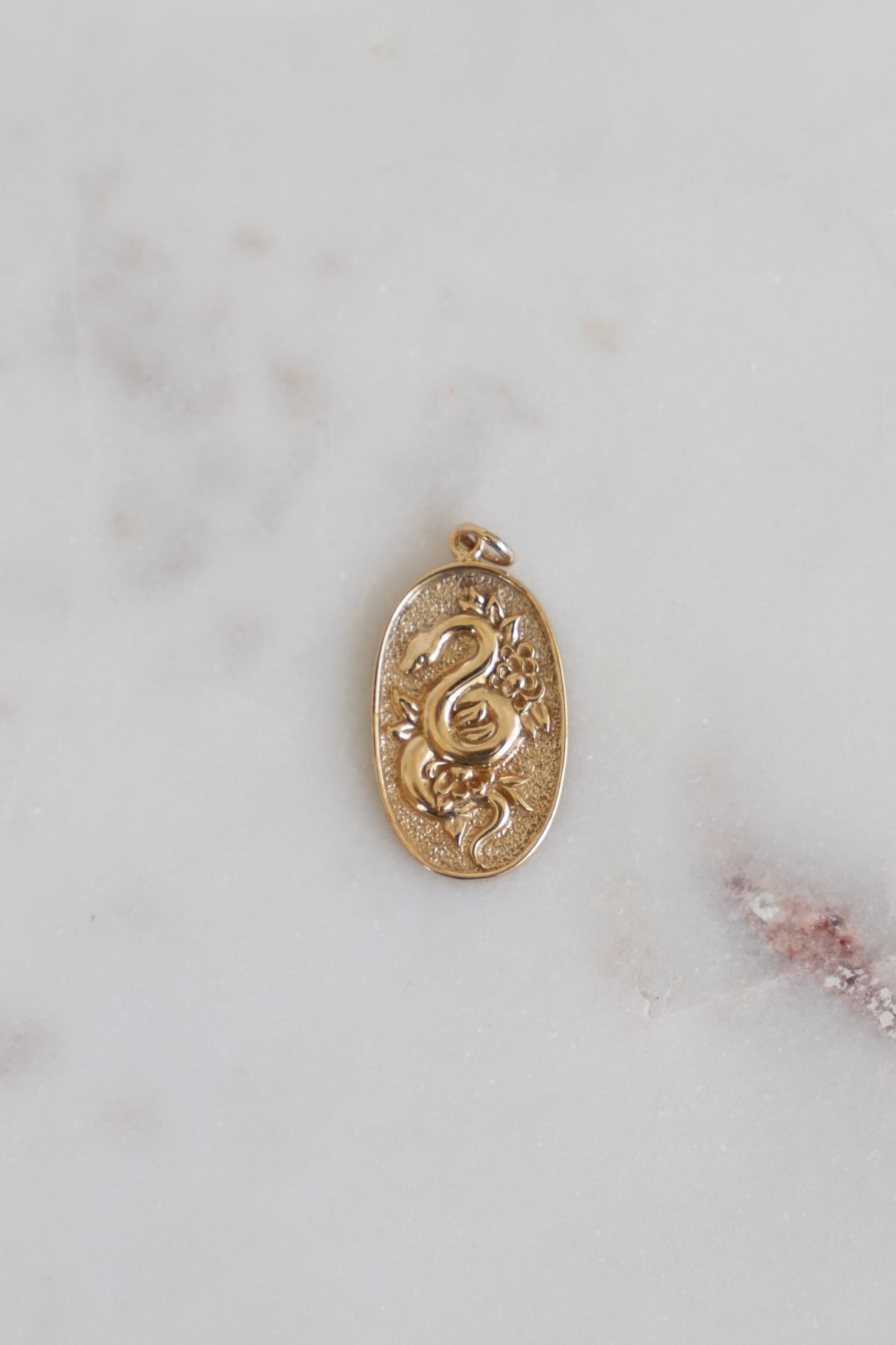 BRONZE SERPENT PENDANT