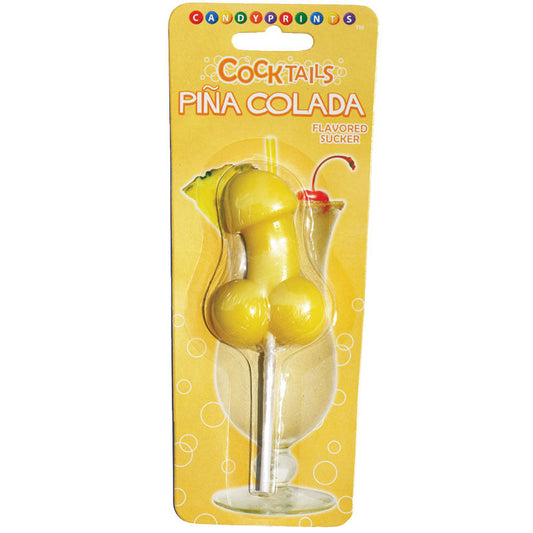 Cocktails Sucker-Pina Colada.