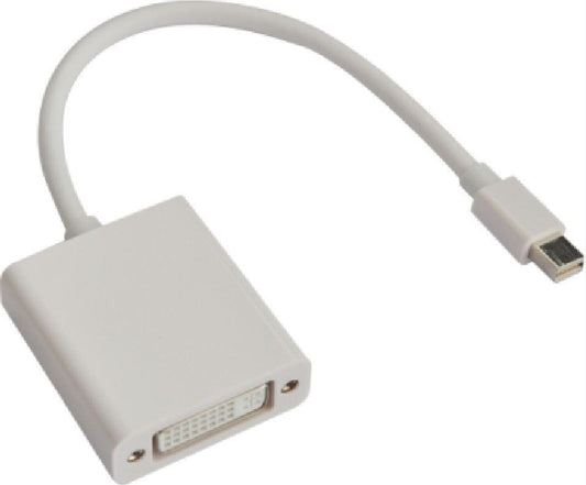 ASTROTEK Mini DisplayPort DP to DVI Cable 20cm - 20 pins Male to 24+5