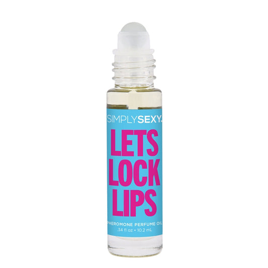 Simply Sexy Roll-On LETS LOCK LIPS – Rechargeable, Discreet, Intimate Wellness Accessory – Quiet, Rechargeable, Waterproof, Couples & Solo Use, Discreet Intimate Wellness Accessory